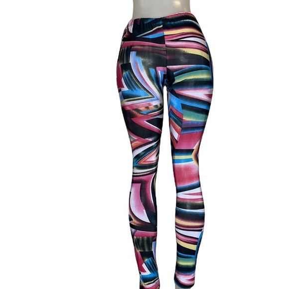 Prestige Edge Multi Color Leggings Size M - Picture 5 of 7